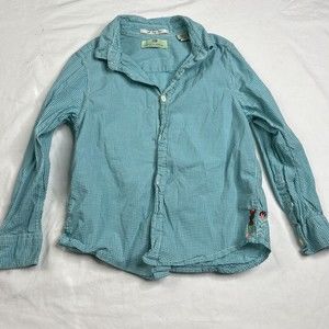 Cute Boys  Scotch ShrunkLong Sleeve Button Down Shirt Sz 6 Roll Up Sleeve A0212